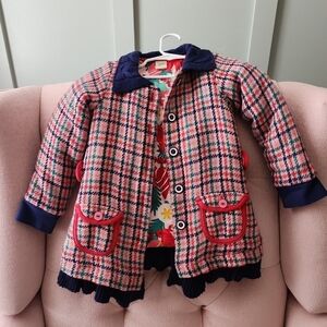 Wildflowers Size 4 Or 4t Winter Coat Jacket Smocked Brand Wild Flowers
